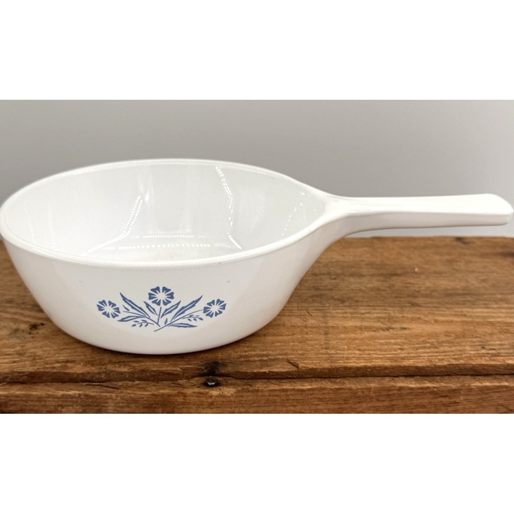 Vintage Corning Ware Saucepan P-81-B Cornflower Blue 1 Pint Range or Microwave